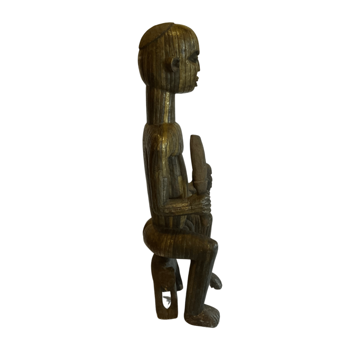 Male & Female Pair of Statues from Gabon