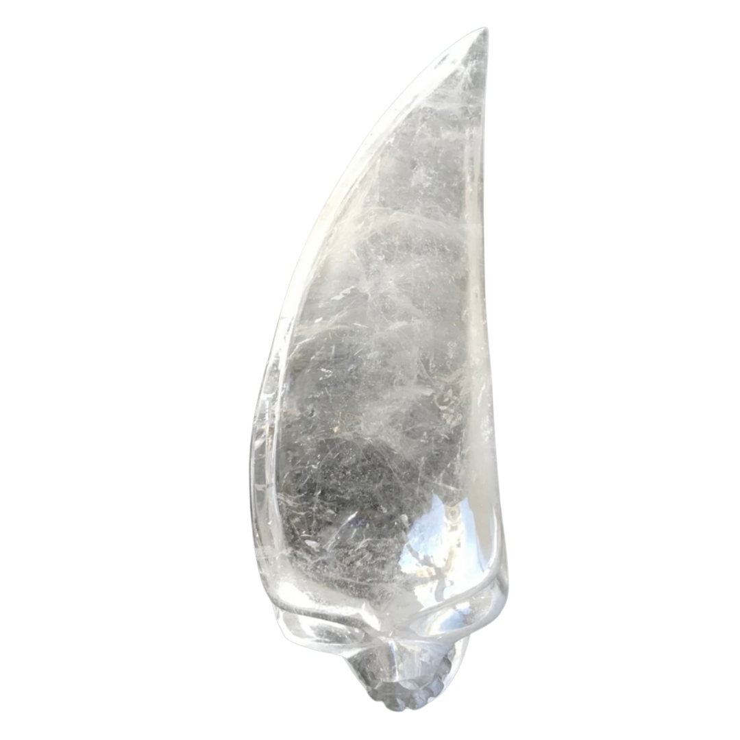 Quartz Crystal Elongated Skull