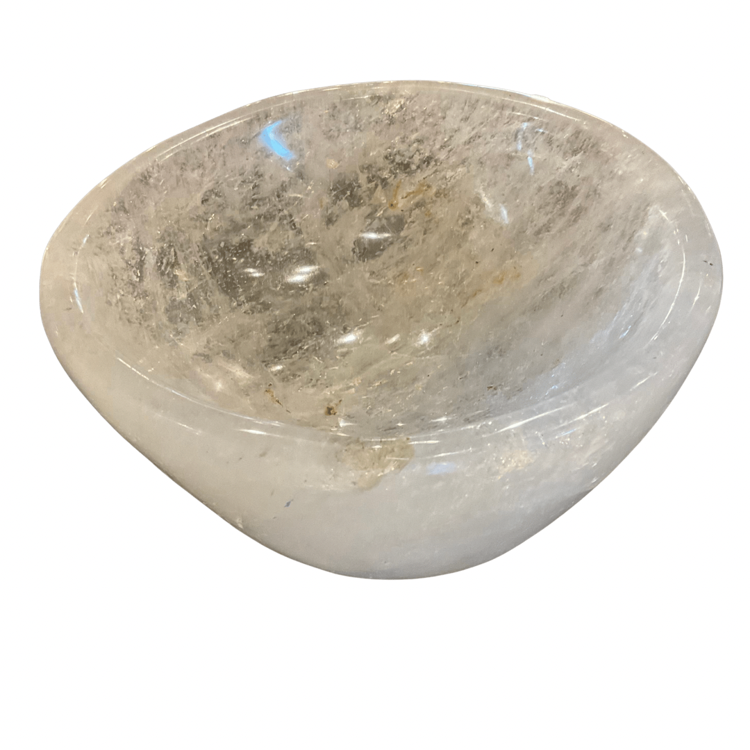 Clear Quartz Crystal Bowl