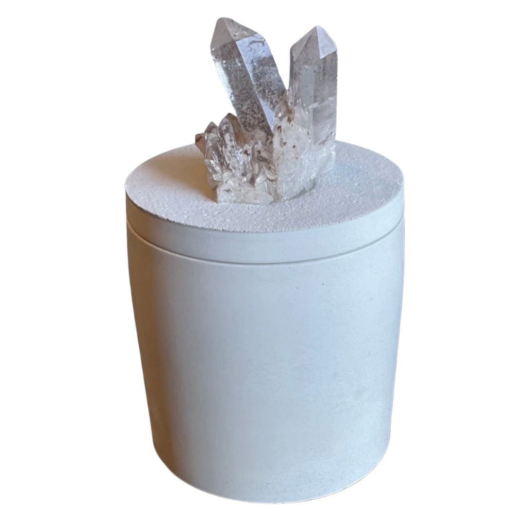 The Twins Quartz Generator Lid Candle