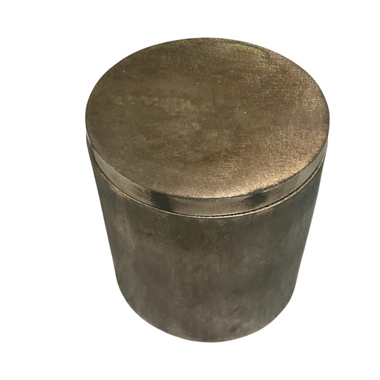 #E Solid Bronze Gardenia Candle with Lid