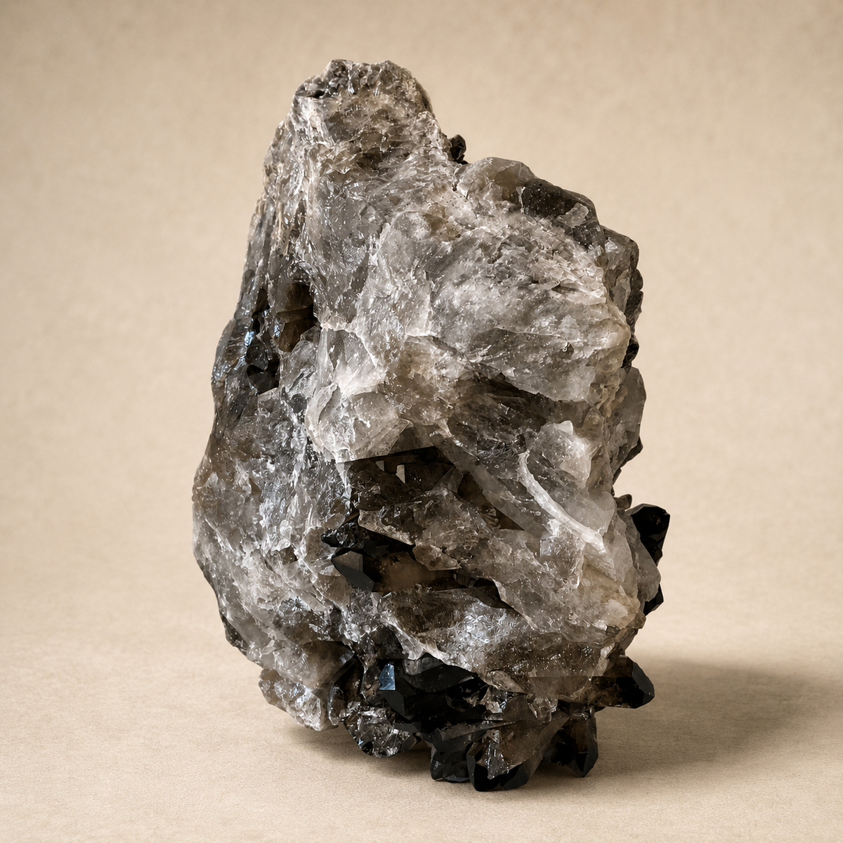 Smoky Quartz Crystal Generators Cluster