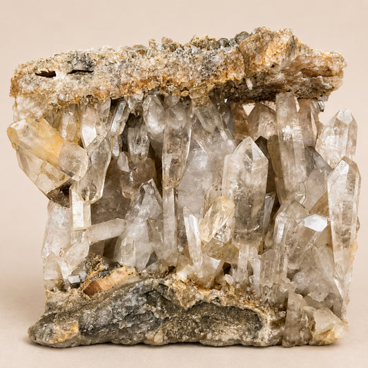 XXL Quartz Crystal Cluster w/Generators & "Shelf"