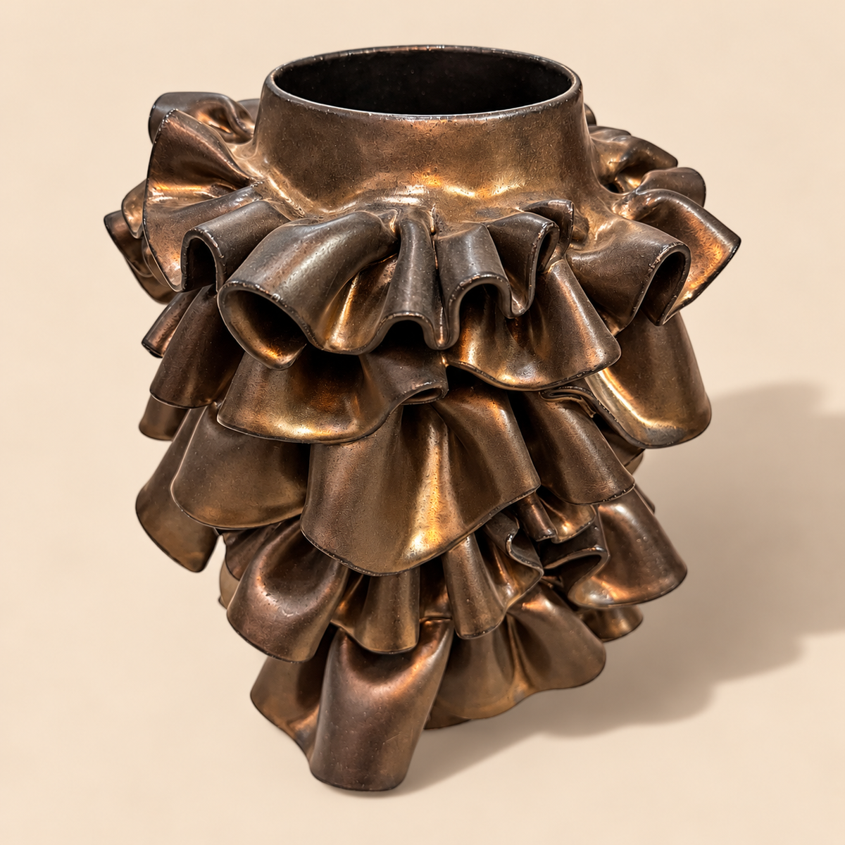 Ruffled Vase