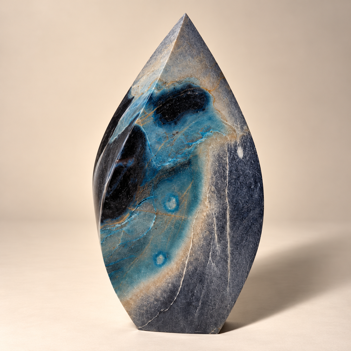 Trolleite Aqua Blue Flame Crystal
