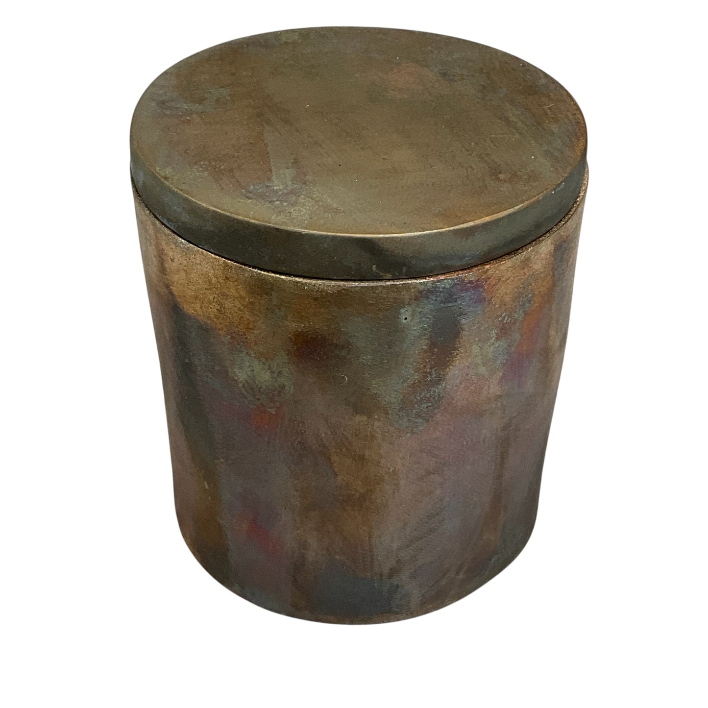 #B Solid Bronze Gardenia Candle with Lid