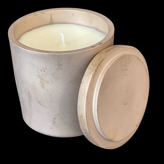Solid Bronze Gardenia Candle with Lid U