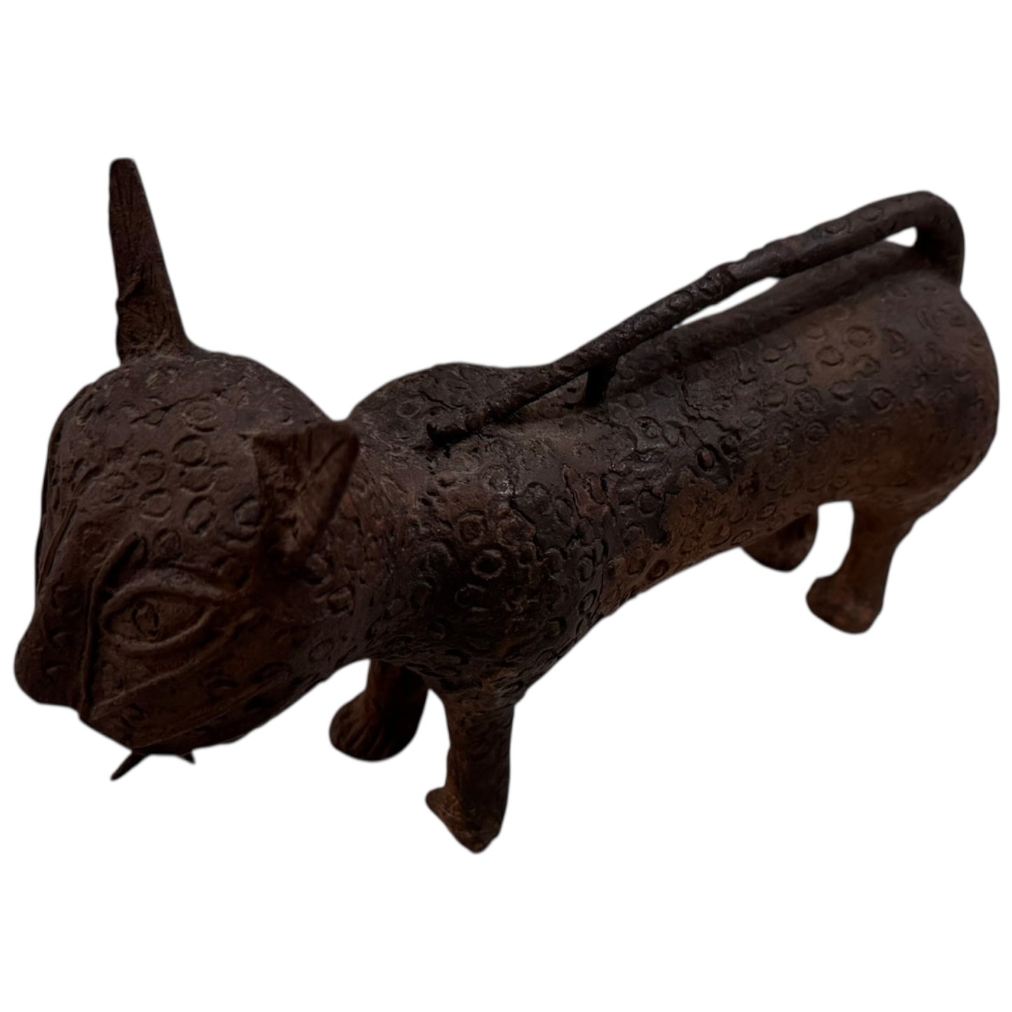 Vintage Benin Bronze Leopard