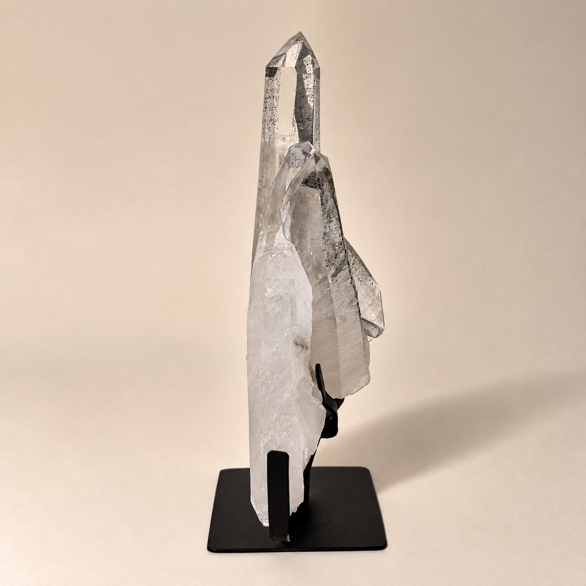 Phantom Quartz Crystal Triple Generator on Metal Stand