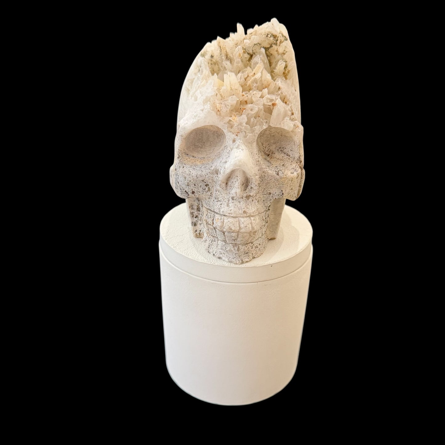 Quartz Crystal Skull Gardenia Candle #5