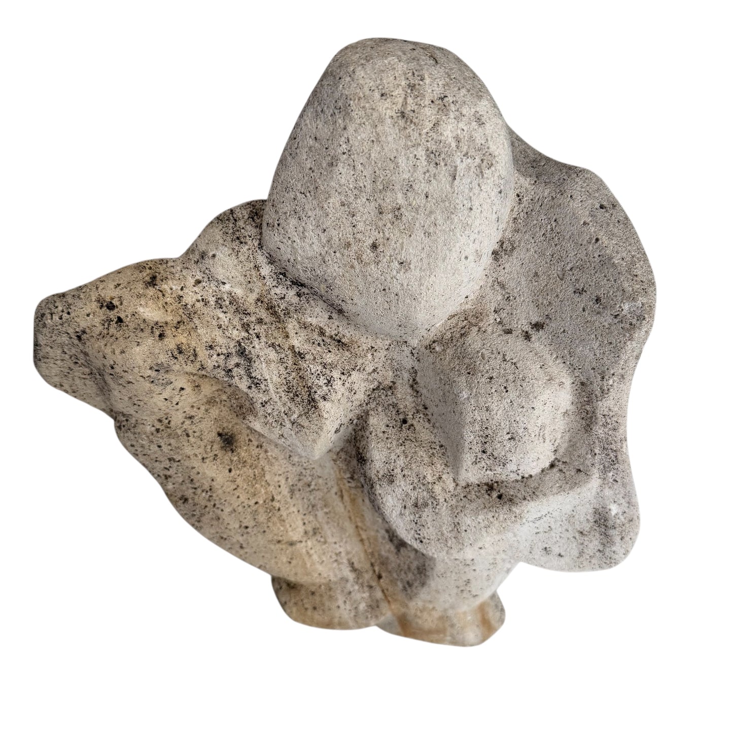 Abstract Figure Carved Stone Sculpture