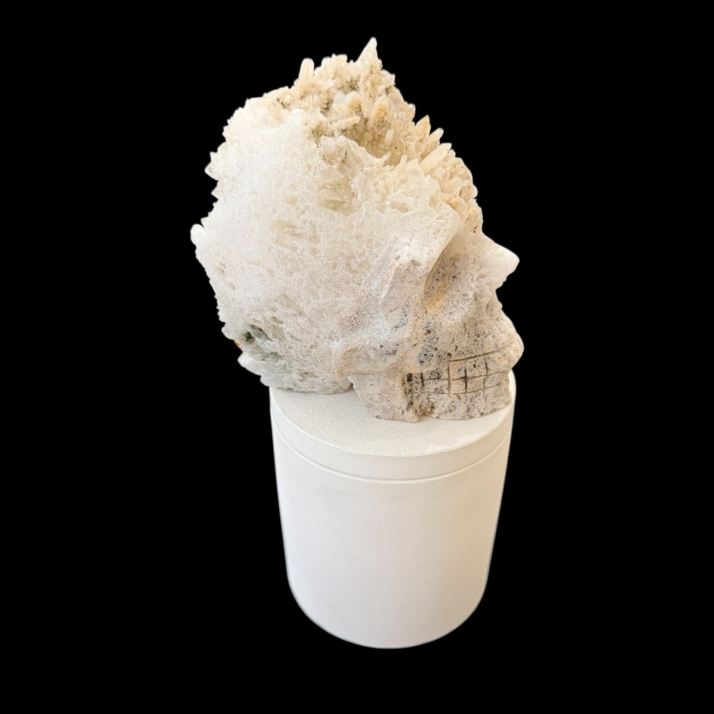 Quartz Crystal Skull Gardenia Candle #5