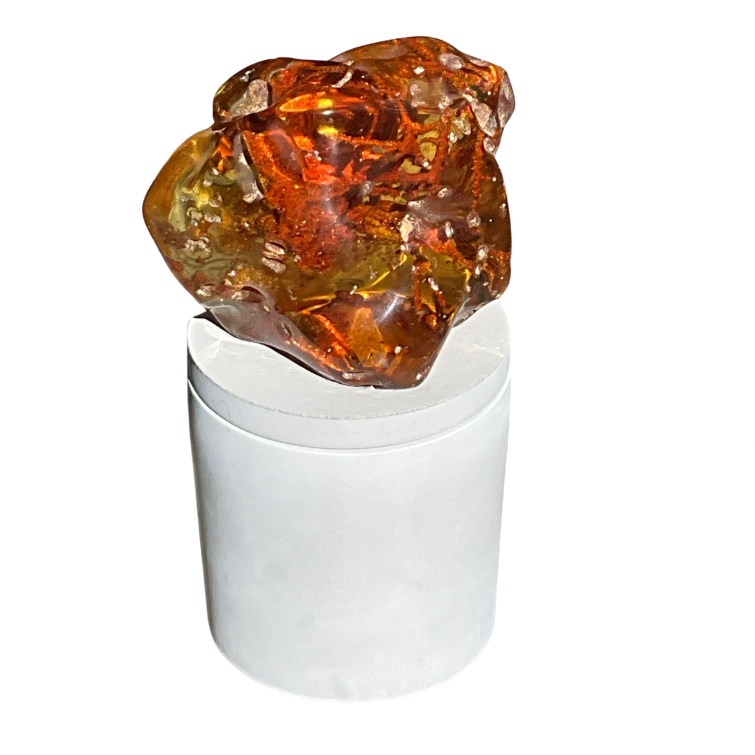 Colombian Amber Lid Gardenia Candle