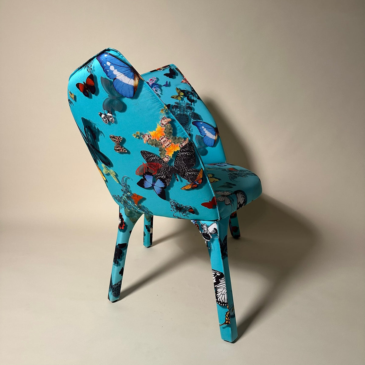 Roche Bobois Lady B Armchair Blue