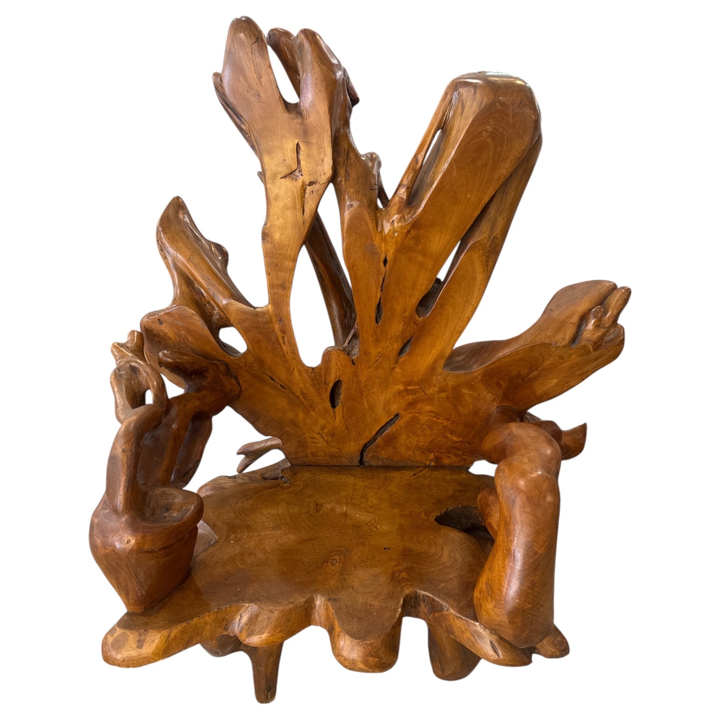 Large Root Wood Vintage Chair