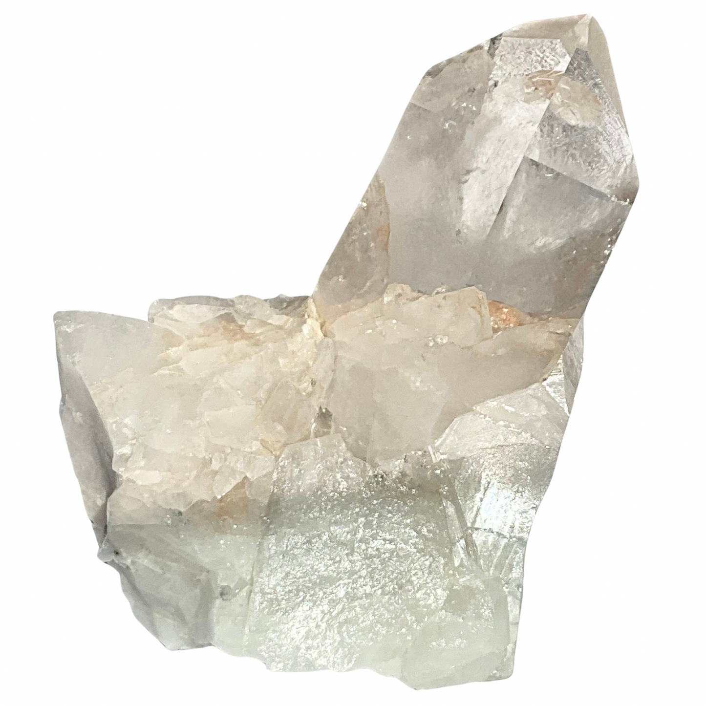 Quartz Crystal Large Generator Cluster Free-Standing