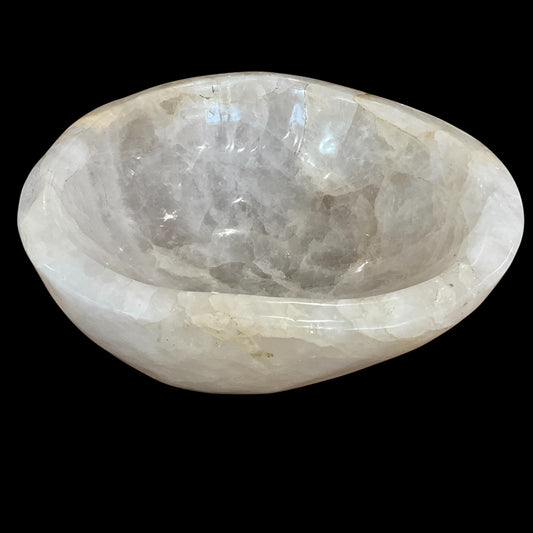 Clear Quartz Crystal XL Carved Bowl