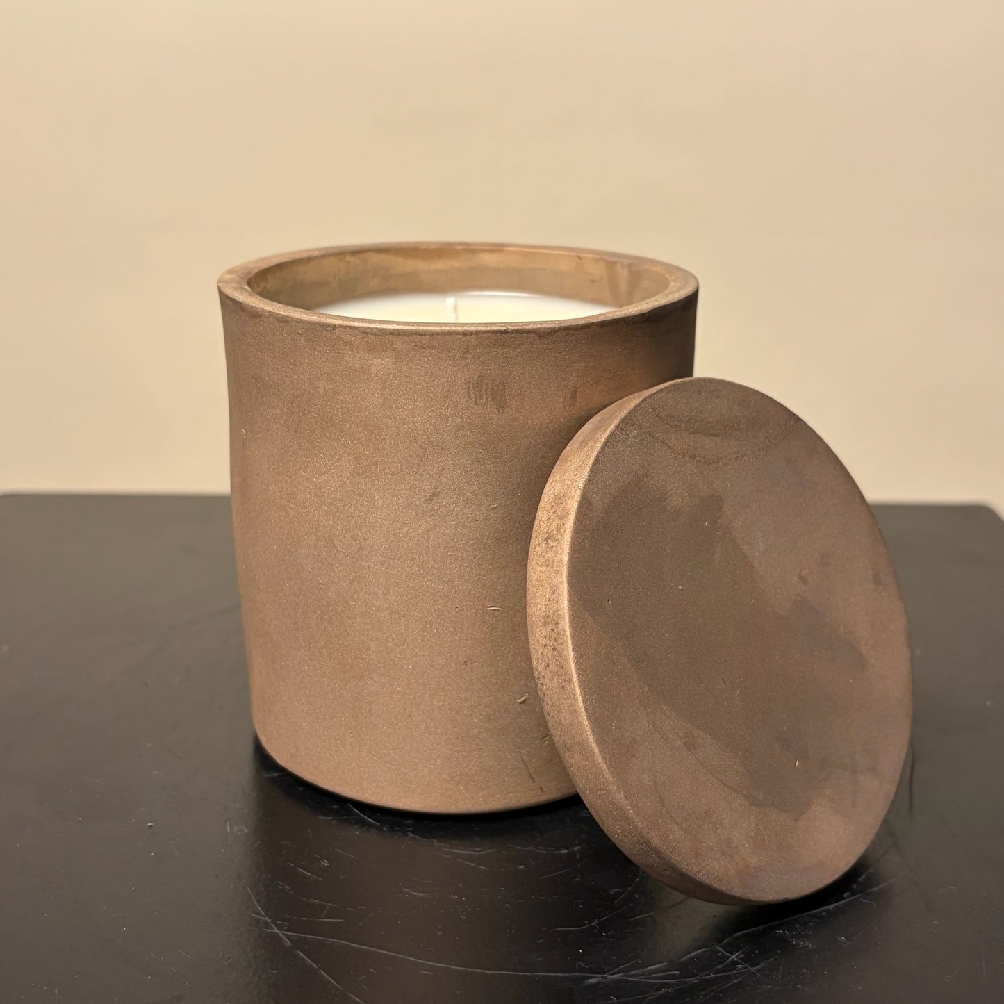 Solid Bronze Gardenia Candle 27
