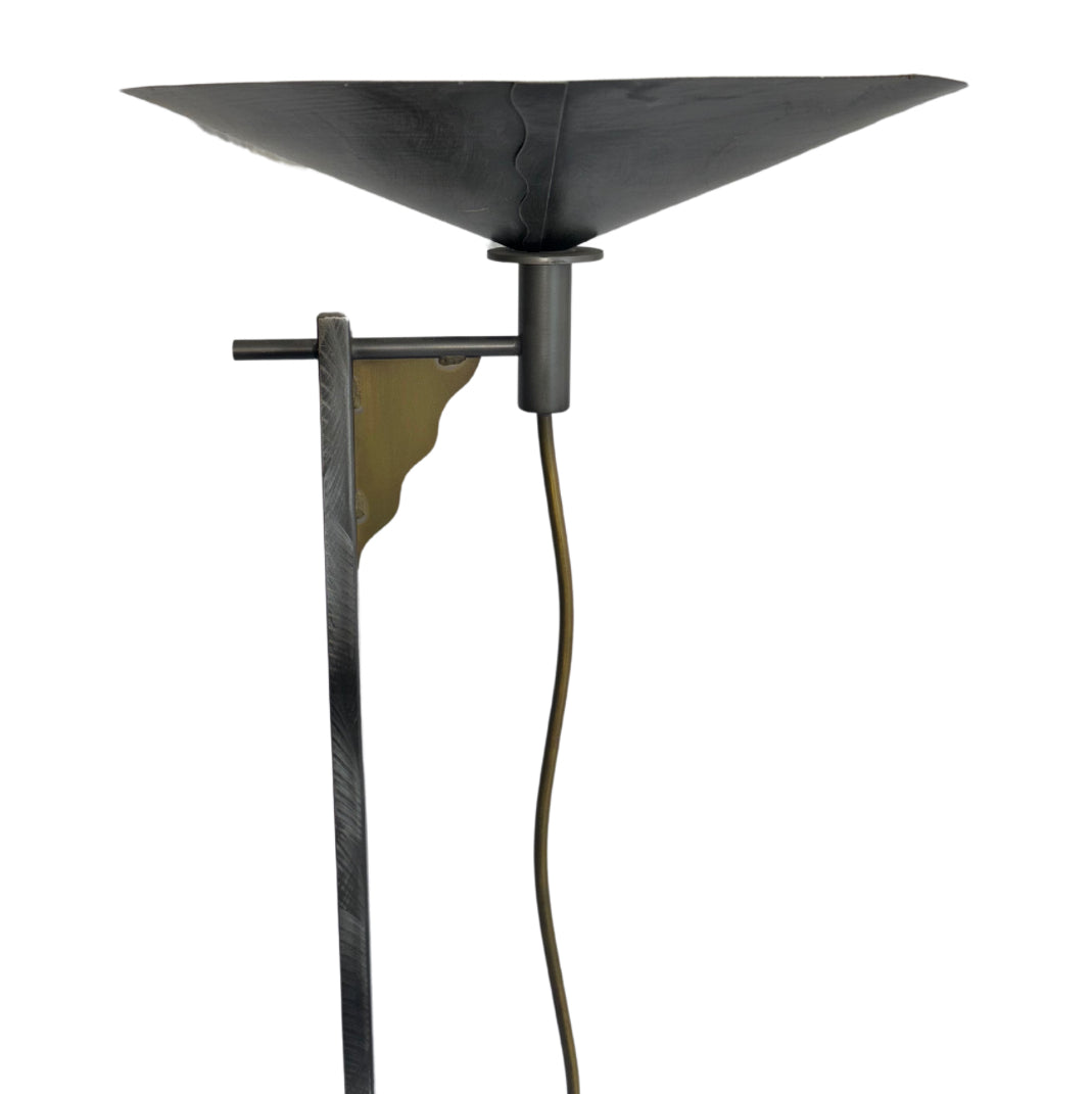 Robert Sonneman Post-Modern Metal Lamp