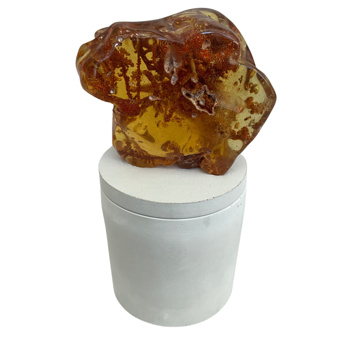 Colombian Amber Lid Gardenia Candle