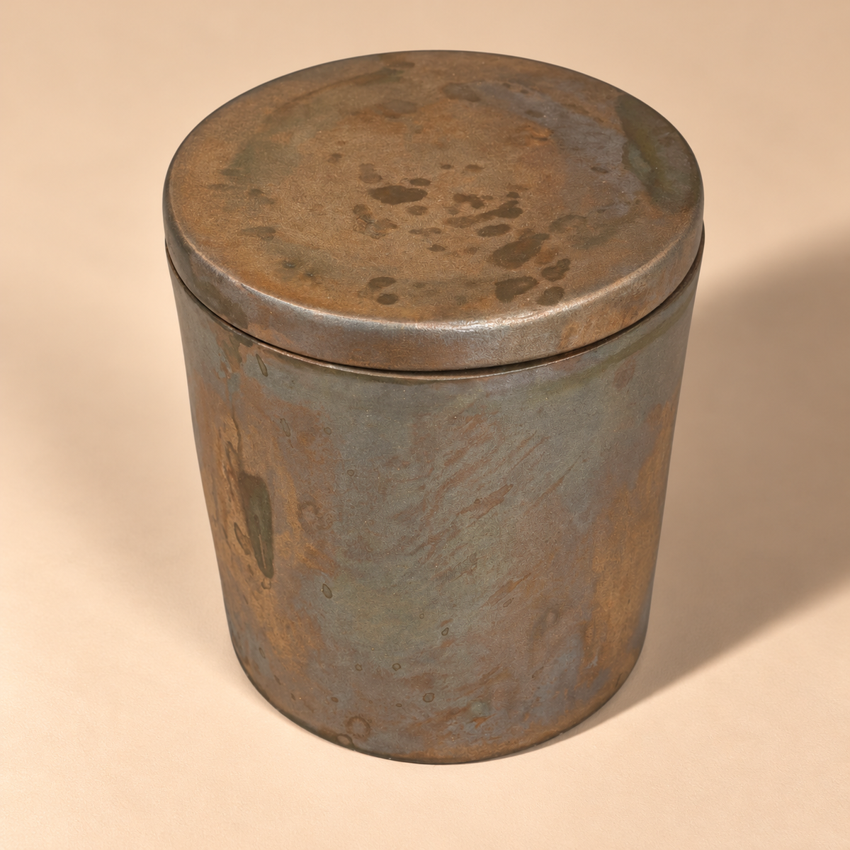 Solid Bronze Gardenia Candle with Lid  #R