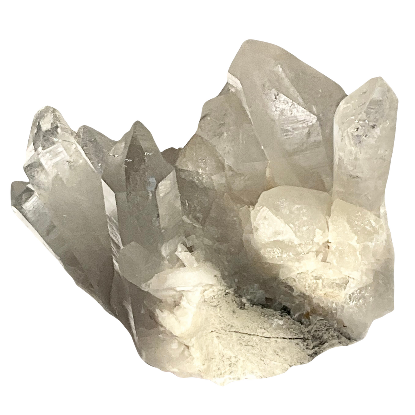 Quartz Crystal Generator Cluster Free-Standing