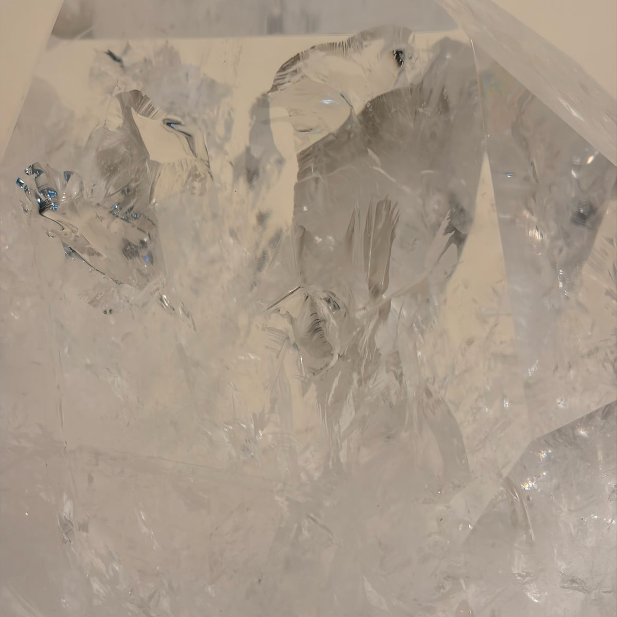 Lemurian Quartz Point On Stand 28 lbs