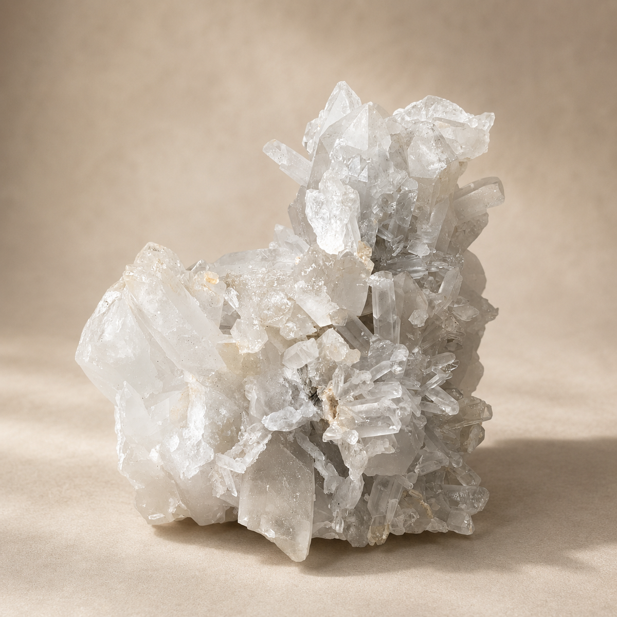Quartz Crystal Generator Free-Standing Cluster