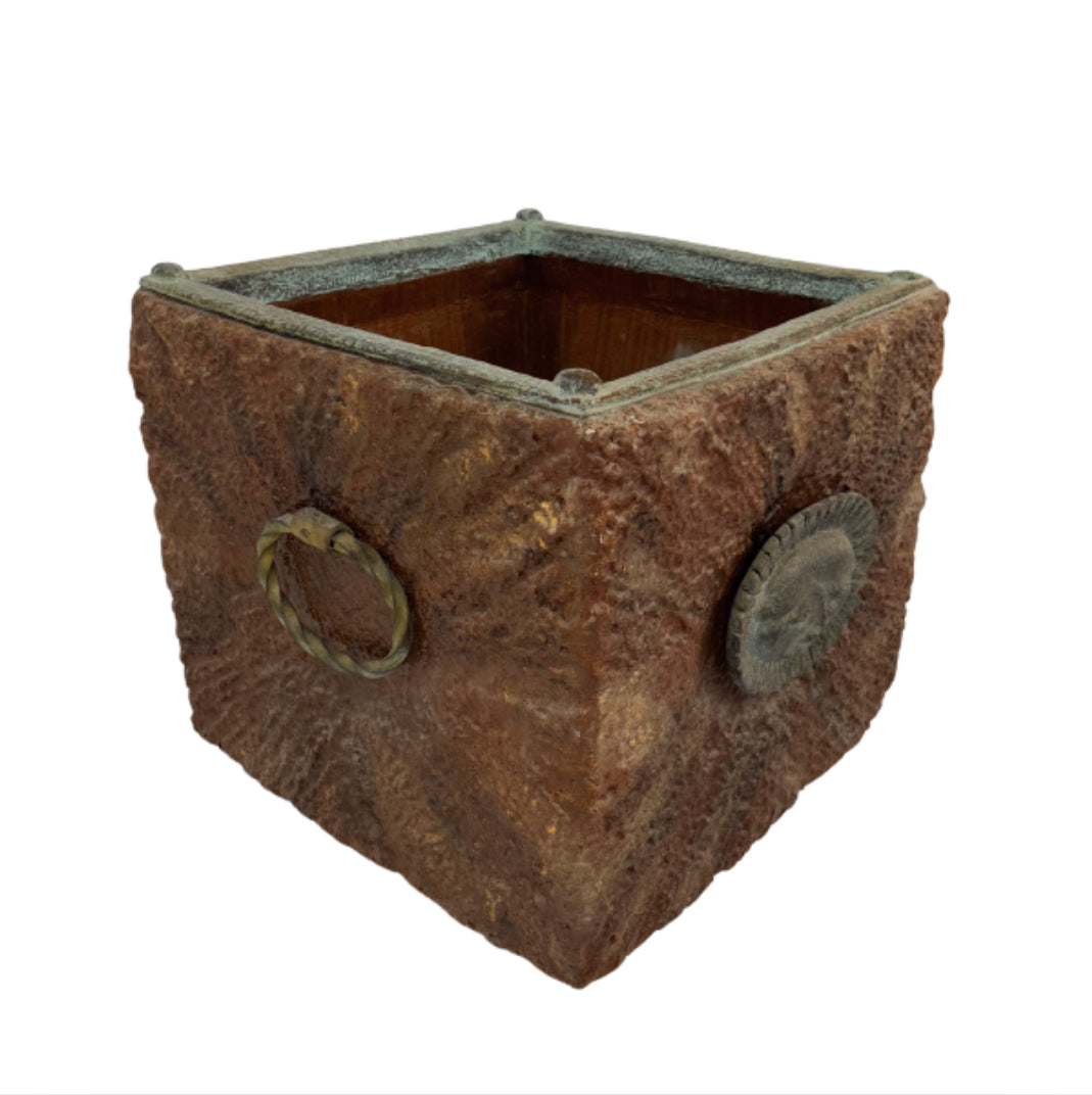 Resin Square Floor Pot