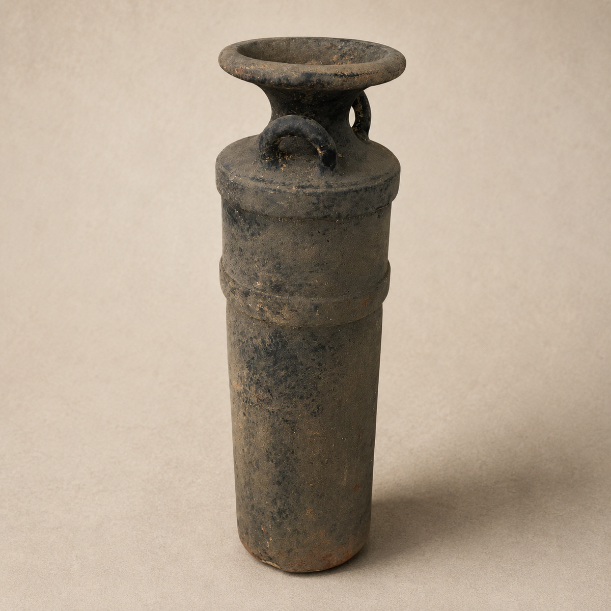 Vintage Large Terracotta Decorative Tall Vase