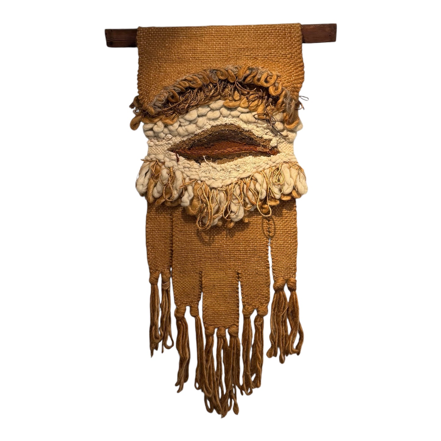 Multi-Fabric Vintage Wall Hanging