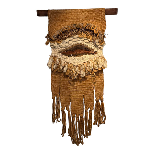 Multi-Fabric Vintage Wall Hanging