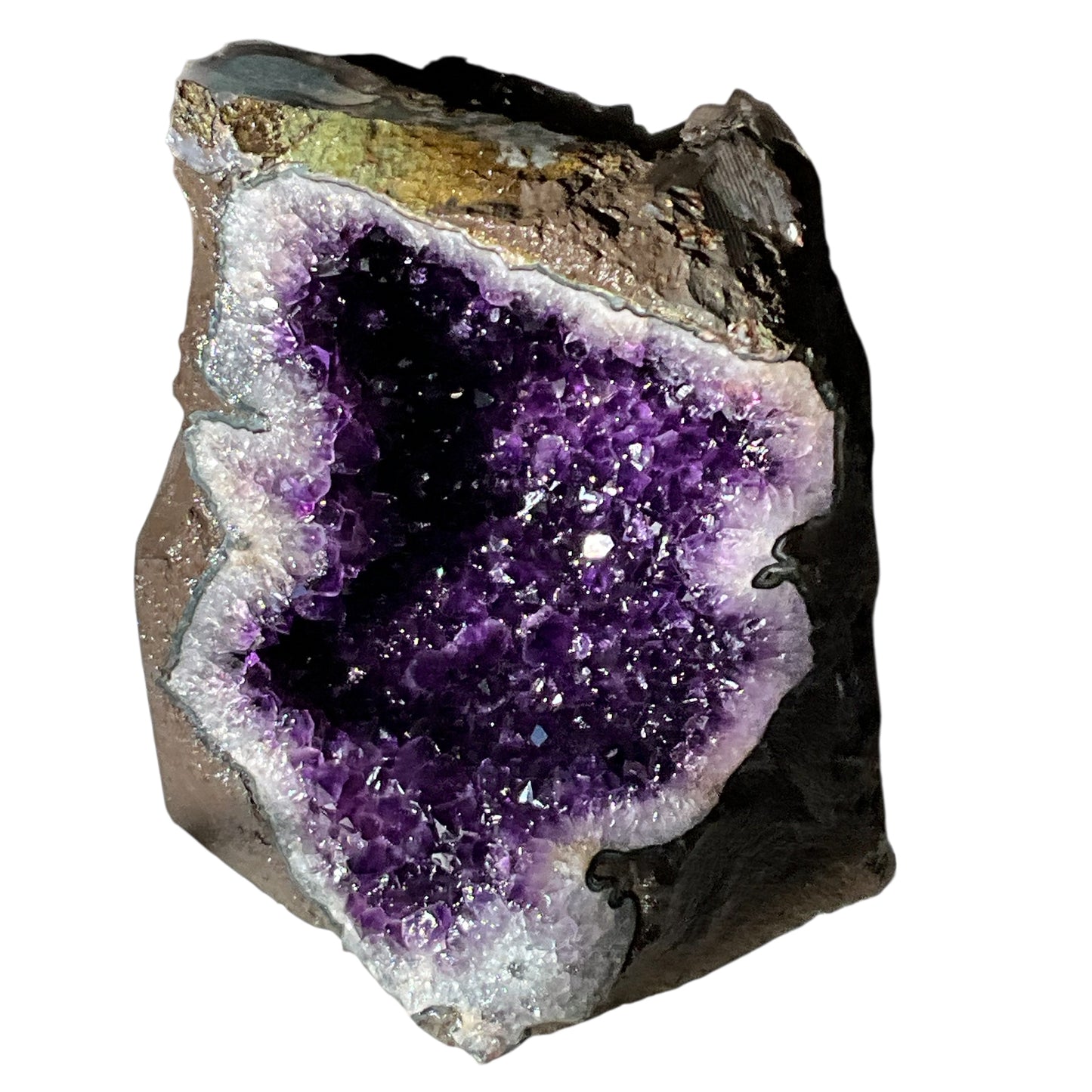 Amethyst Geode Crystal Cluster  23.5 LBS