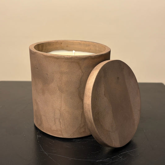 Solid Bronze Gardenia Candle 09