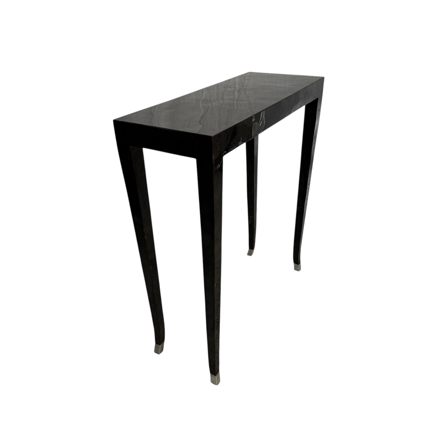 Marquis Collection Tessellated Horn Accent Table