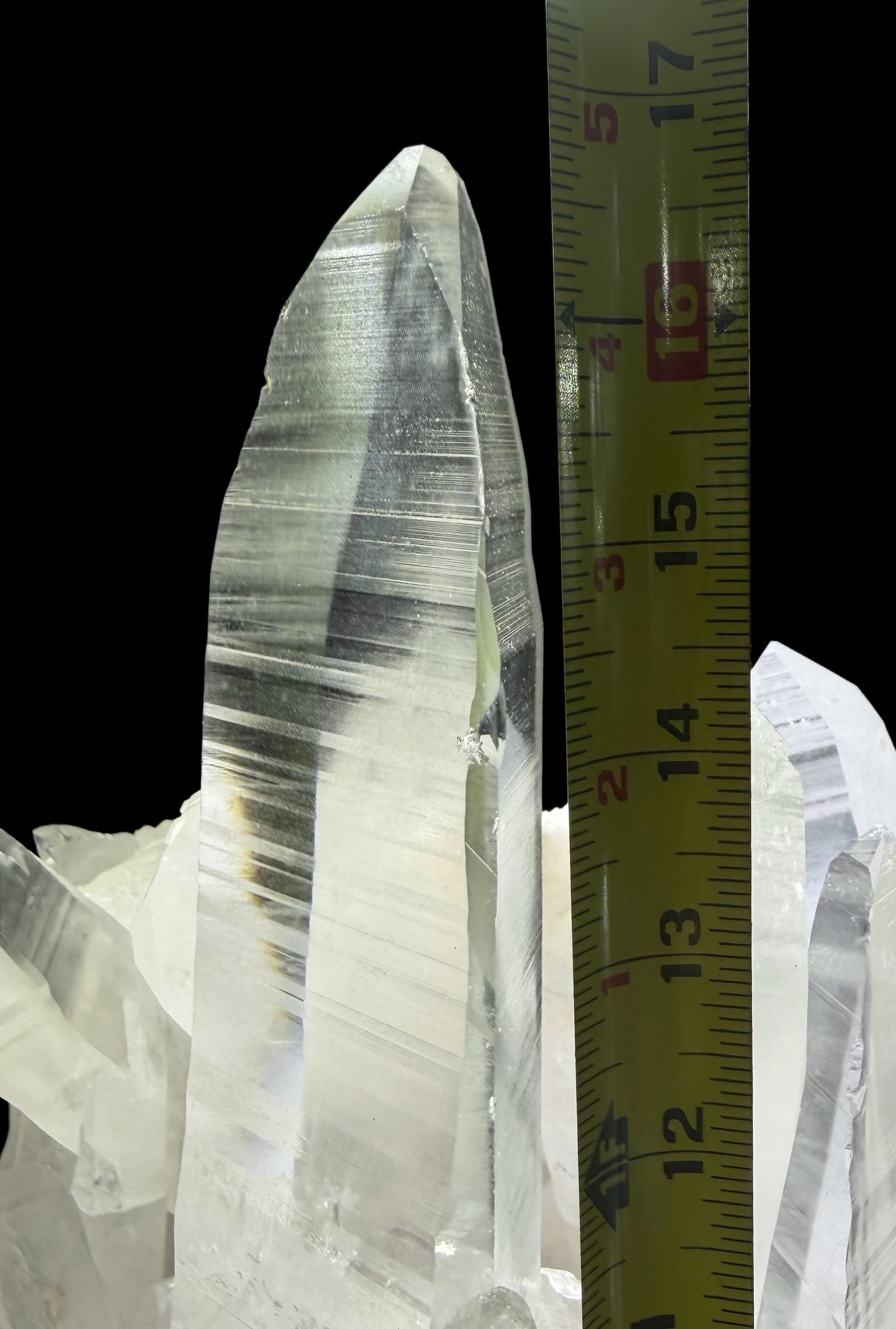 Lumerian Quartz Crystal Cluster on Stand