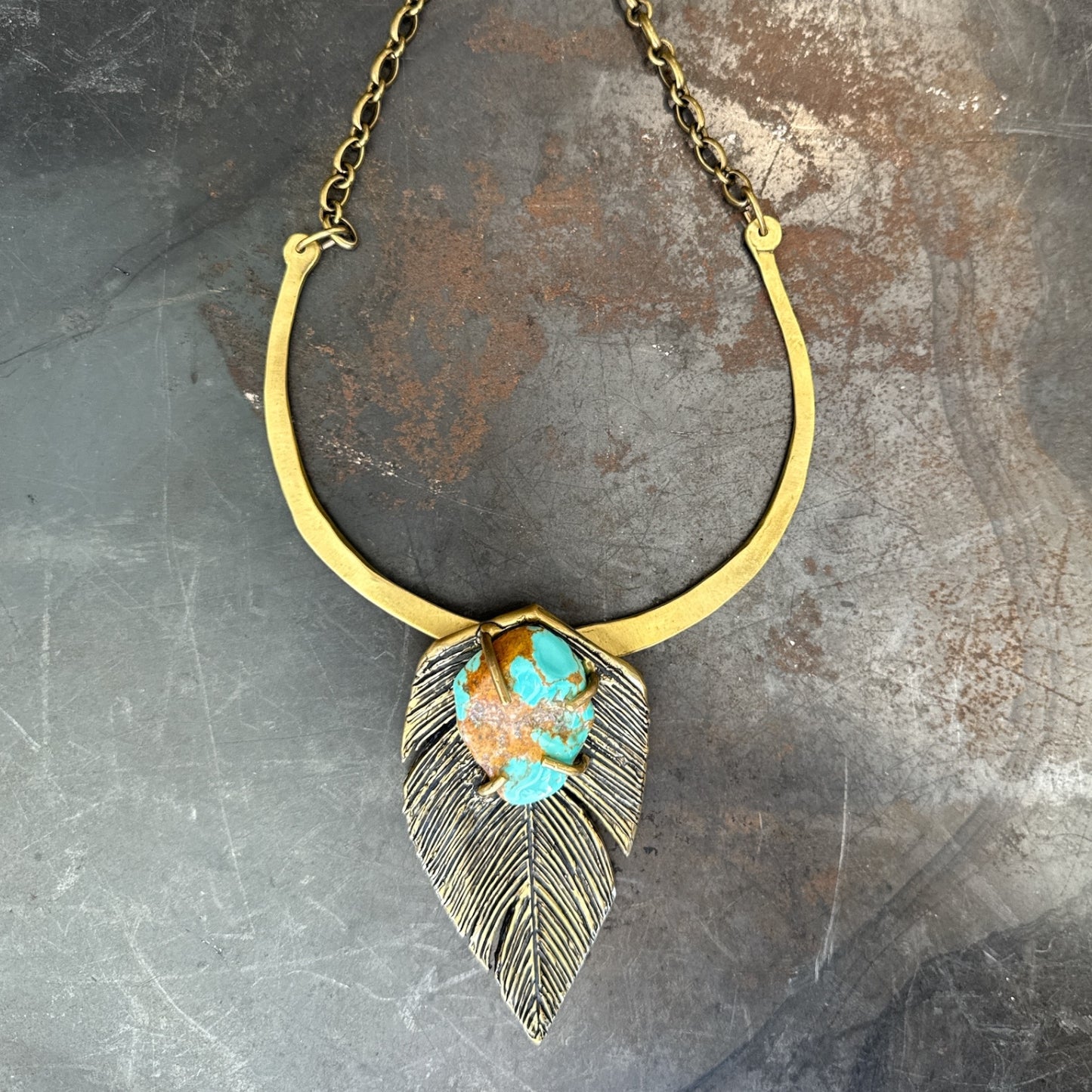 Flying Kingman Turquoise Choker