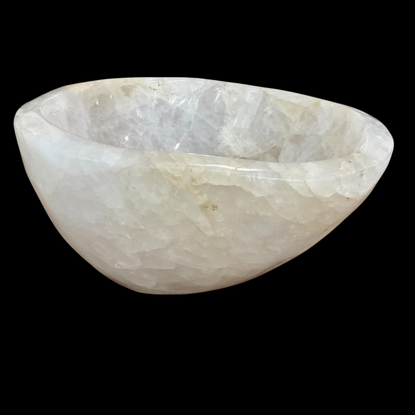 Clear Quartz Crystal XL Carved Bowl