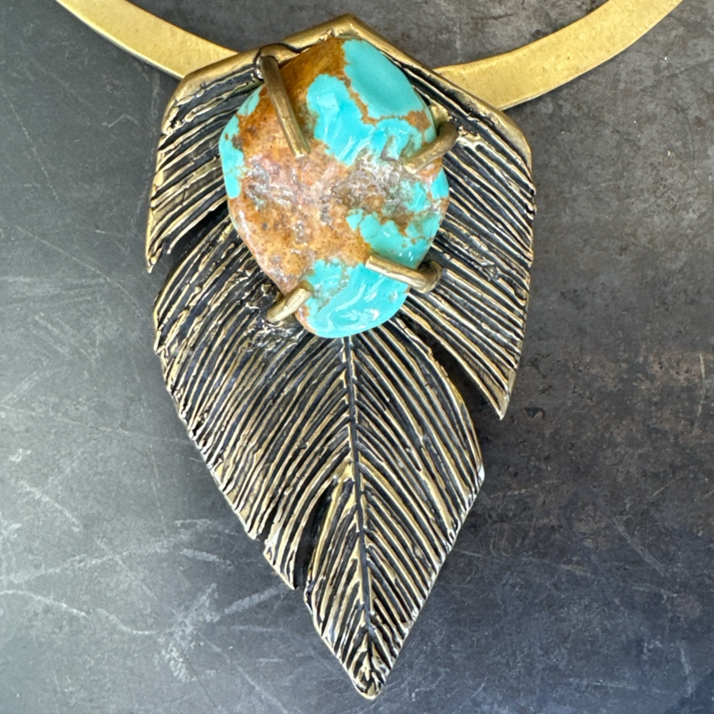 Flying Kingman Turquoise Choker