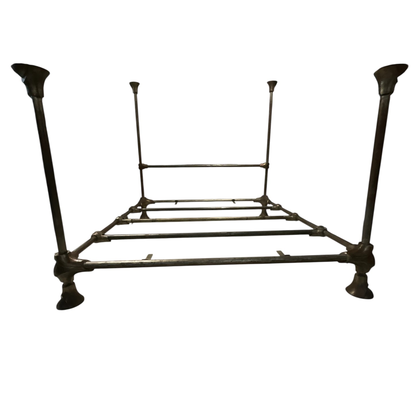 Mimi London Vintage Steel 4-Poster California King Bed Frame