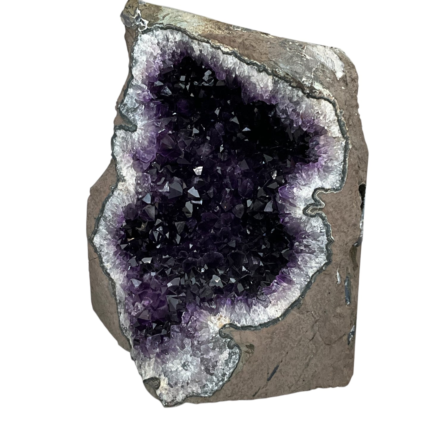 Amethyst Geode Crystal Cluster  23.5 LBS