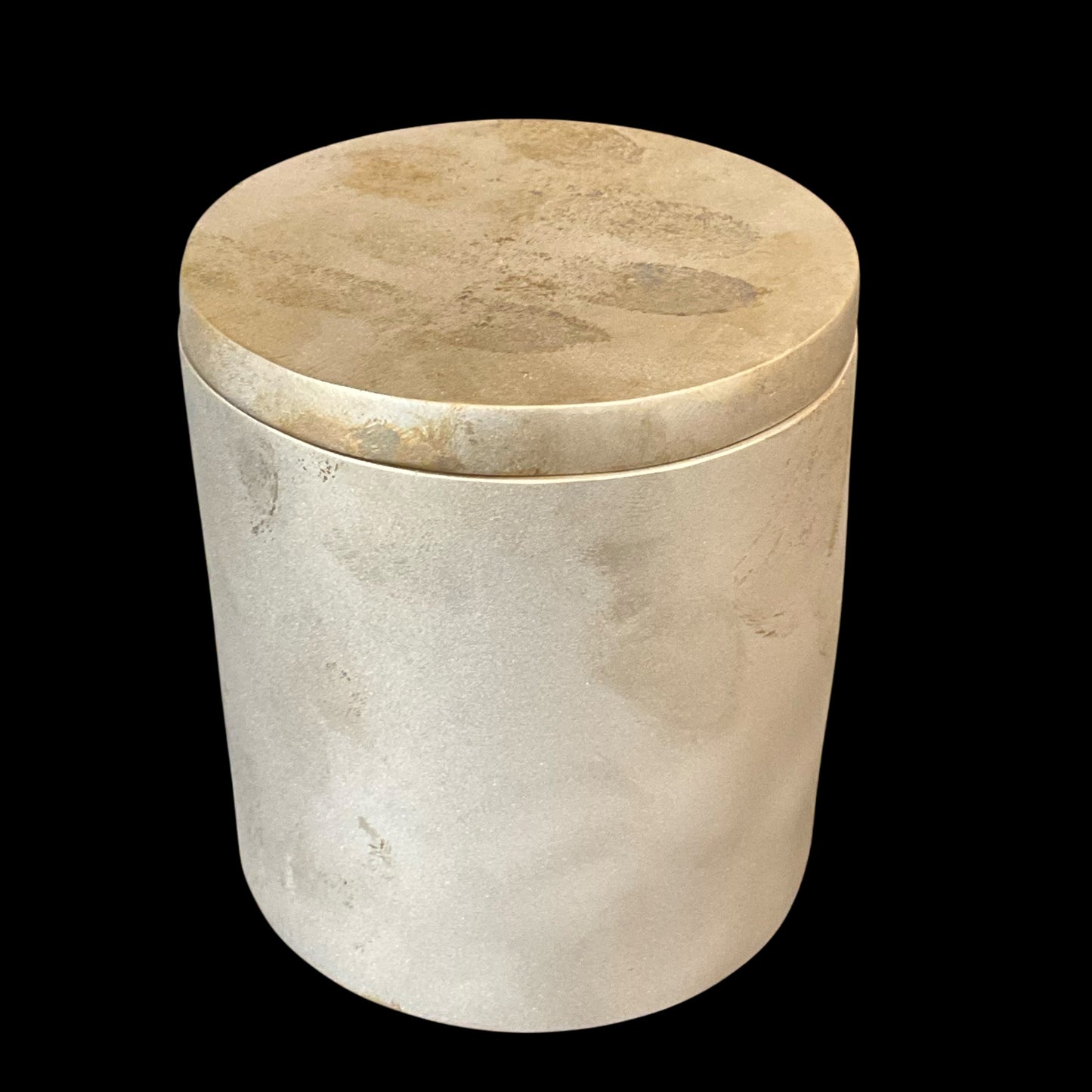 Solid Bronze Gardenia Candle with Lid W