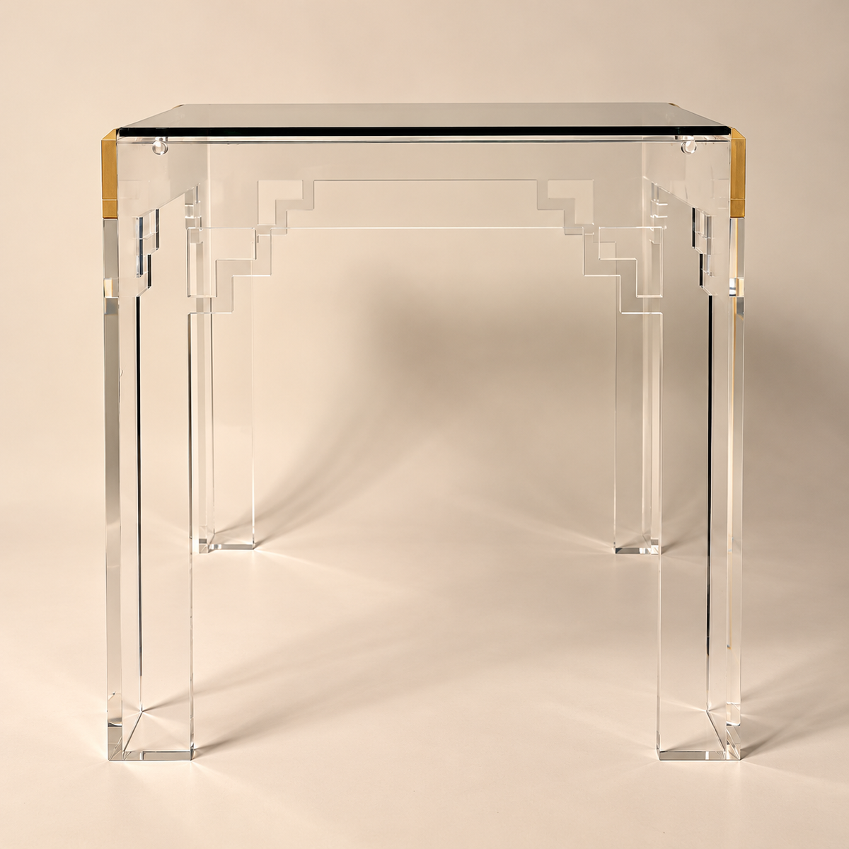 Pair of Lucite Side Tables by Jeffrey Bigelow