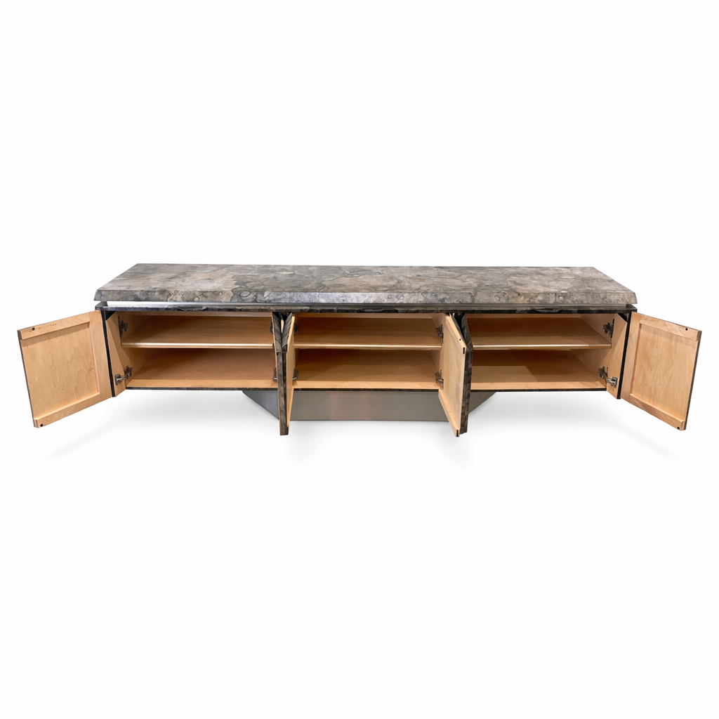 Goat Skin Buffet Credenza
