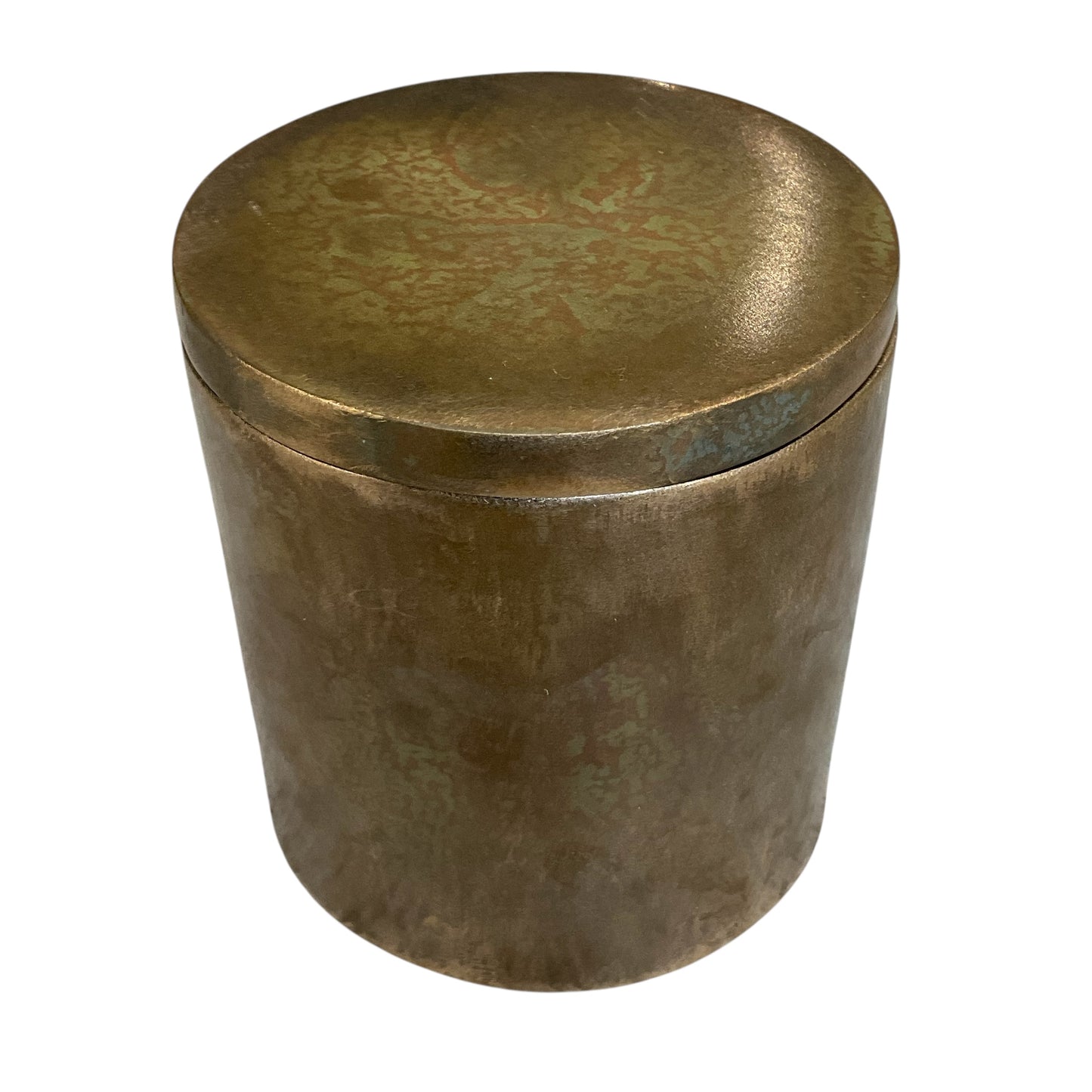 #J Solid Bronze Gardenia Candle with Lid