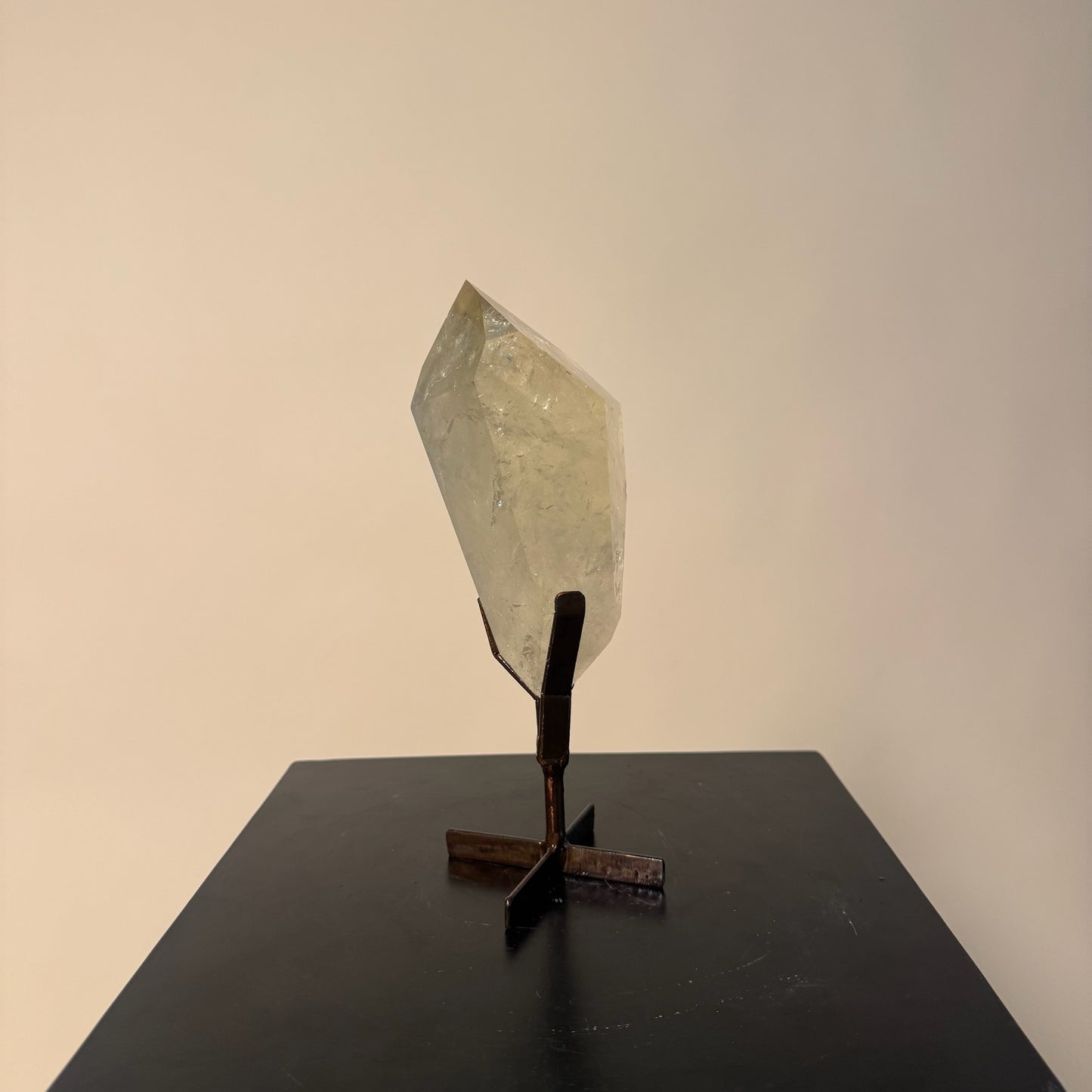 Citrine Crystal Polished Double Point on Stand