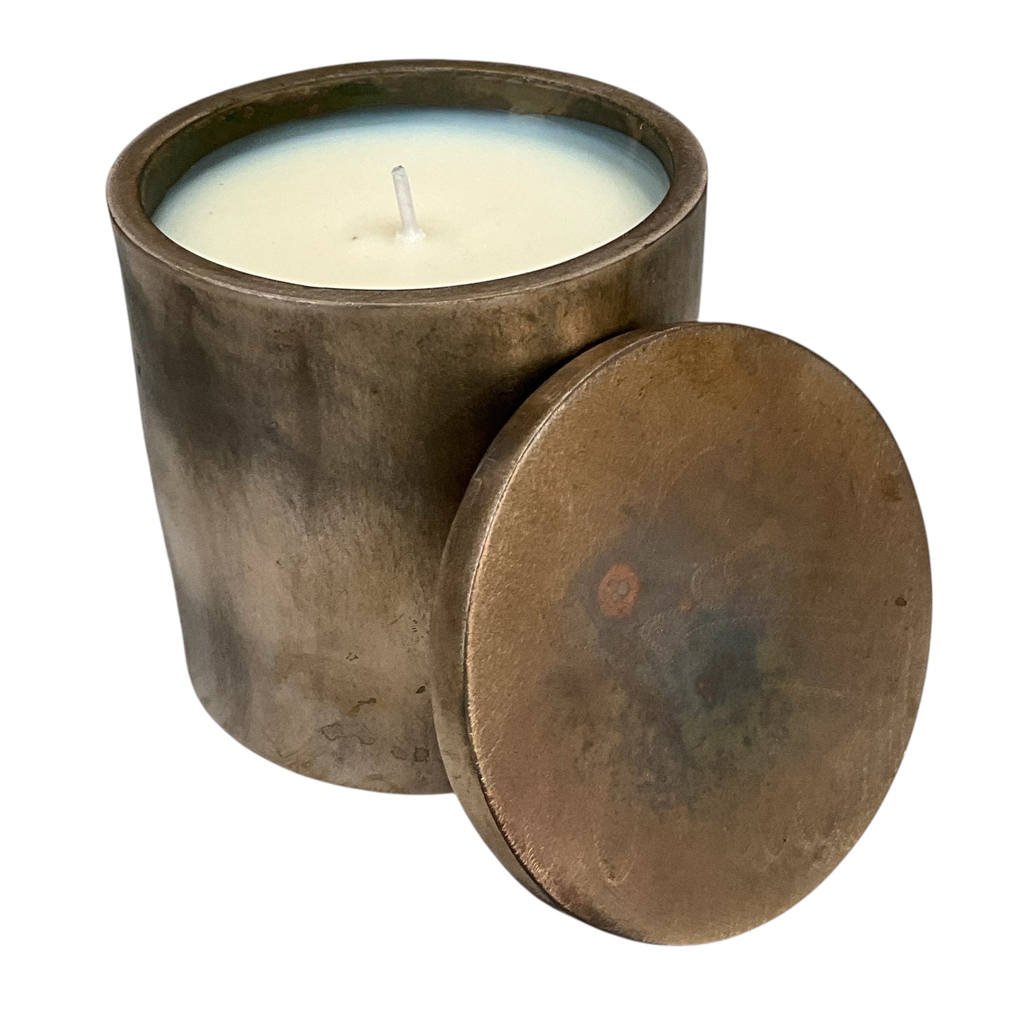 #G Solid Bronze Gardenia Candle with Lid