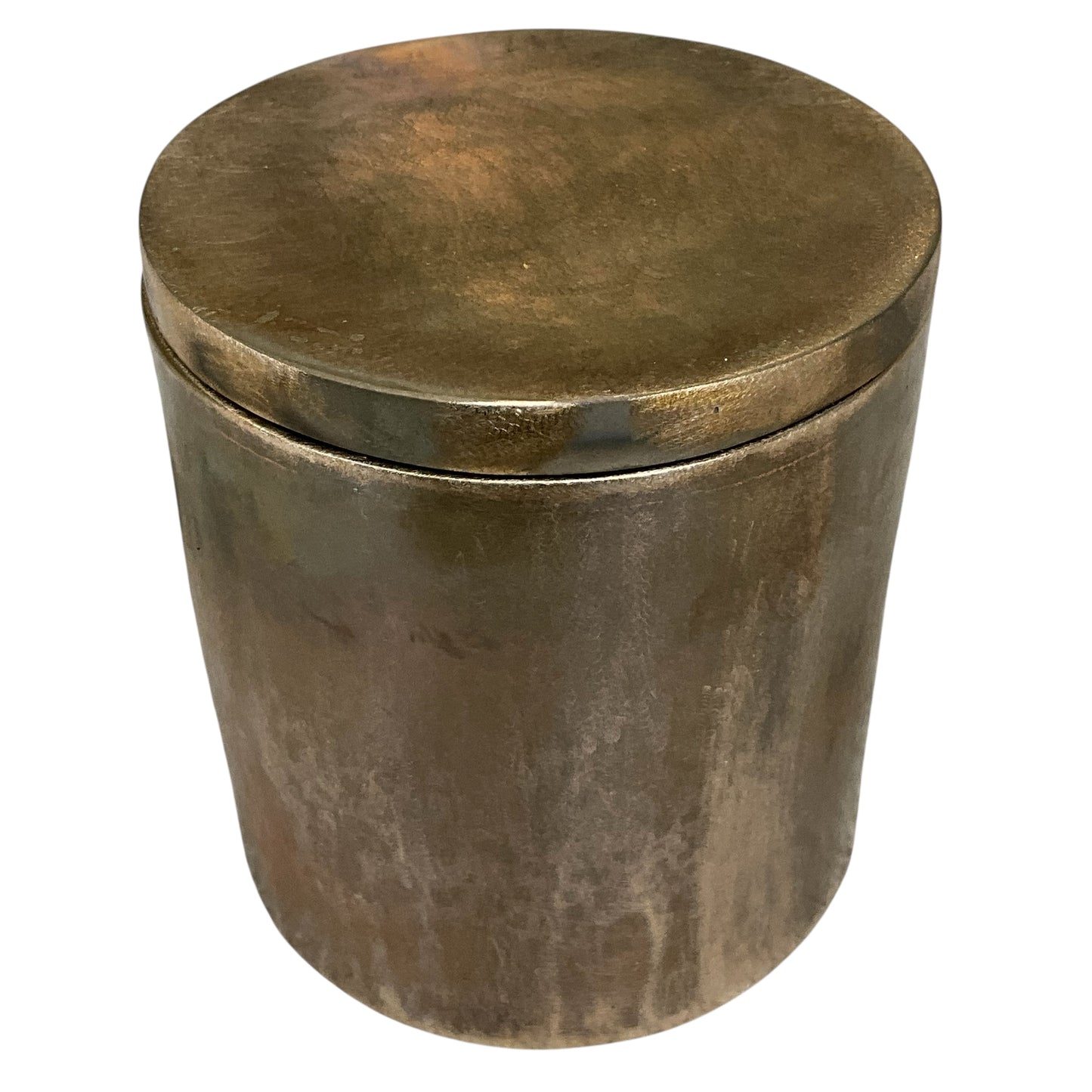 #F Solid Bronze Gardenia Candle with Lid