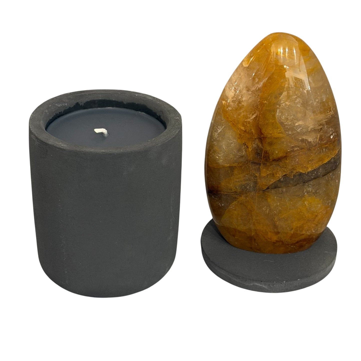 369 For House of Nulla Black Rose Candle with Golden Healer 8