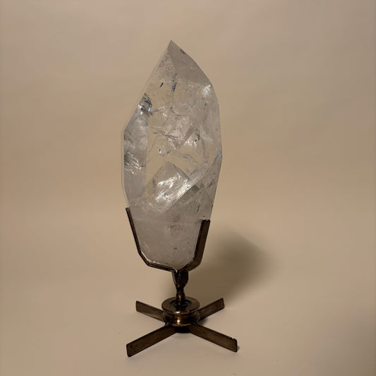 Lemurian Quartz Point On Stand 19 lbs